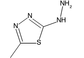 1,3,4-Thiadiazole,2-hydrazino-5-methyl-(6CI) structure, CAS 98025-62-8