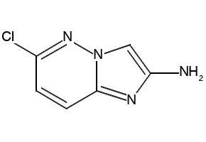 6-Chloroimidazo[1,2,b]pyridazin-2-amine structure, CAS 887625-09-4