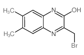 3-(bromomethyl)-6,7-dimethylquinoxalin-2-ol structure, CAS 1253791-77-3