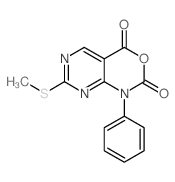 7-(methylthio)-1-phenyl-1H-pyrimido[4,5-d][1,3]oxazine-2,4-dione structure, CAS 1253789-66-0