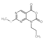 7-(methylthio)-1-propyl-1H-pyrimido[4,5-d][1,3]oxazine-2,4-dione structure, CAS 1253789-69-3