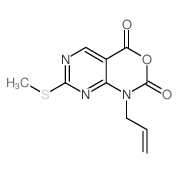 1-allyl-7-(methylthio)-1H-pyrimido[4,5-d][1,3]oxazine-2,4-dione structure, CAS 1253791-06-8