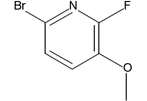 6-Bromo-2-fluoro-3-methoxypyridine structure, CAS 850142-73-3