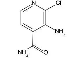 3-Amino-2-chloroisonicotinamide structure, CAS 342899-34-7