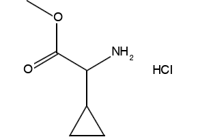 methyl-2-amino-2-cyclopropylacetatehydrochloride structure, CAS 535936-86-8
