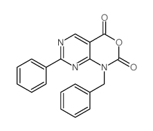 1-benzyl-7-phenyl-1H-pyrimido[4,5-d][1,3]oxazine-2,4-dione structure, CAS 1253792-29-8