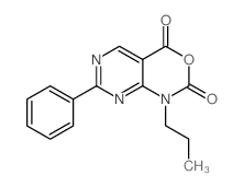 7-phenyl-1-propyl-1H-pyrimido[4,5-d][1,3]oxazine-2,4-dione structure, CAS 76360-59-3