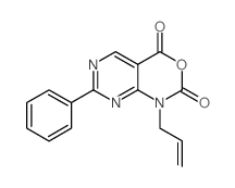 1-allyl-7-phenyl-1H-pyrimido[4,5-d][1,3]oxazine-2,4-dione structure, CAS 76360-66-2