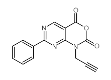 7-phenyl-1-(prop-2-ynyl)-1H-pyrimido[4,5-d][1,3]oxazine-2,4-dione structure, CAS 1253790-88-3