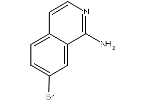 7-Bromoisoquinolin-1-ylamine structure, CAS 215453-53-5