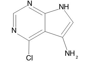 4-Chloro-7H-pyrrolo[2,3-d]pyrimidin-5-amine structure, CAS 1092352-49-2