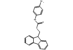 (9H-fluoren-9-yl)methyl4-aminophenylcarbamate structure, CAS 205688-13-7