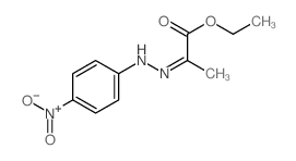 (E)-ethyl2-(2-(4-nitrophenyl)hydrazonopropanoate structure, CAS 73647-04-8