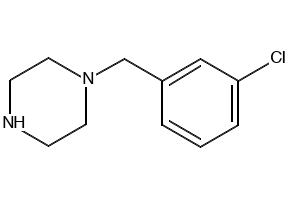 1-(3-Chlorobenzyl)piperazine structure, CAS 23145-91-7