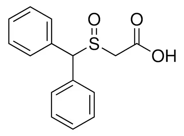 2-(Benzhydrylsulfinyl)aceticacid structure, CAS 63547-24-0