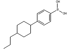 p-(4-propylcyclohexyl)phenylboronicacid structure, CAS 156837-90-0