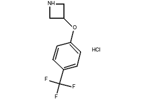 3-(4-(trifluoromethyl)phenoxy)azetidine structure, CAS 76263-21-3
