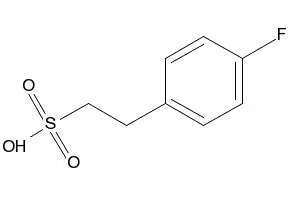 2-(4-fluorophenyl)ethanesulfonicacid structure, CAS 771468-53-2