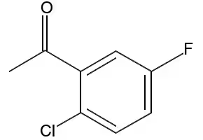 2-Chloro-5-fluoroacetophenone structure, CAS 2965-16-4