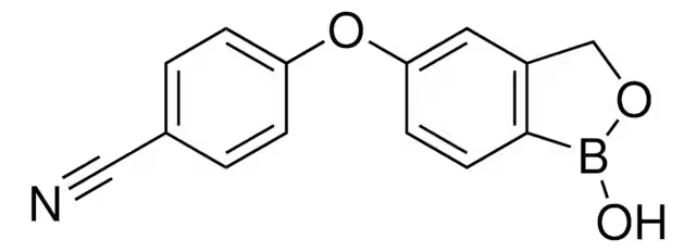 5-(4-cyanophenoxy)-2,3-dihydro-1-hydroxy-2,1-benzoxaborole structure, CAS 906673-24-3