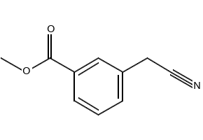 methyl3-(cyanomethyl)benzoate structure, CAS 68432-92-8