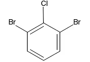1,3-dibromo-2-chlorobenzene structure, CAS 19230-27-4