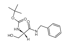 Boc-D-Serinebenzylamide structure, CAS 141108-78-3