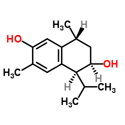 1,3,5-Cadinatriene-3,8-diol structure, CAS 941227-27-6