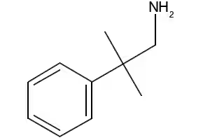 2-methyl-2-phenylpropan-1-amine structure, CAS 21404-88-6
