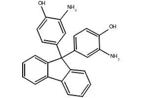 9,9-bis(3',5'-dibromo-4'-hydroxyphenyl)fluorene structure, CAS 94854-03-2