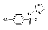 3-Sulfanilamidoisoxazole,sodiumsalt structure, CAS 2776-47-8