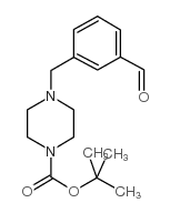 tert-butyl4-(3-formylbenzyl)piperazine-1-carboxylate structure, CAS 850375-08-5