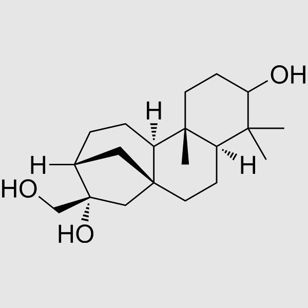 ent-kaurane-3,16,17-triol structure, CAS 130855-22-0