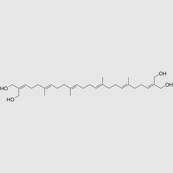 Tetrahydroxysqualene structure, CAS 1043629-23-7