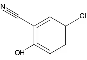 2-Cyano-4-chlorophenol structure, CAS 13589-72-5