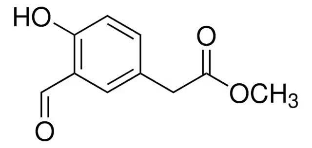 Methyl3-formyl-4-hydroxyphenylacetate structure, CAS 61874-04-2