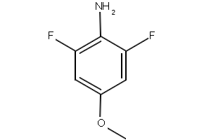 2,6-Difluoro-4-methoxyaniline structure, CAS 151414-47-0