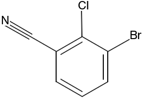 3-bromo-2-chlorobenzonitrile structure, CAS 914250-82-1