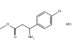 methyl2-amino-3-(4-chlorophenyl)propanoate structure, CAS 23434-96-0
