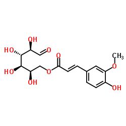 6-O-Feruloylglucose structure, CAS 137887-25-3