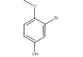 3-Bromo-4-methoxyphenol structure, CAS 17332-12-6