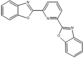 2,6-di(benzo(d)oxazol-2-yl)pyridine structure, CAS 33858-36-5