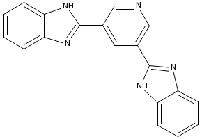 3,5-bis(2-benzimidazyl)pyridine structure, CAS 111397-62-7