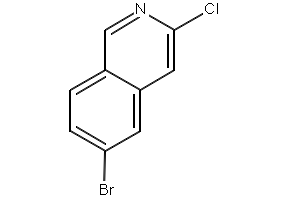 6-bromo-3-chloroisoquinoline structure, CAS 552331-06-3