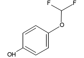 4-(Difluoromethoxy)phenol structure, CAS 87789-47-7