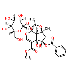 6-O-BenzoylphlorigidosideB structure, CAS 1246012-24-7