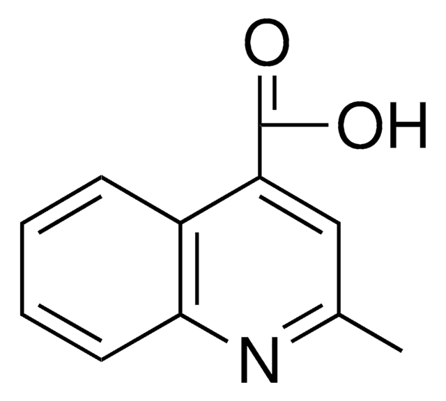 2-Methylquinoline-4-carboxylicacid structure, CAS 634-38-8
