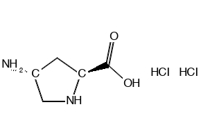 (2S,4R)-4-aminopyrrolidine-2-carboxylicaciddihydrochloride structure, CAS 16257-89-9