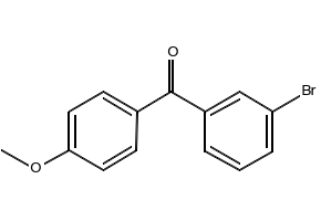 (3-bromophenyl)(4-methoxyphenyl)methanone structure, CAS 54118-76-2