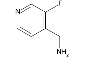 (3-fluoropyridin-4-yl)methanamine structure, CAS 870063-62-0